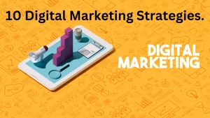 strategical representation of digital marketing in device